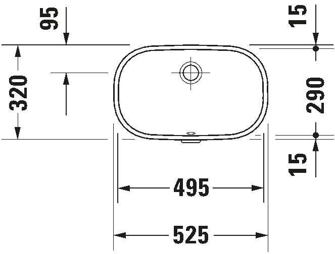 Cargue la imagen en el visor de la galería, Lavabo bajo cubierta - D-Code - Duravit
