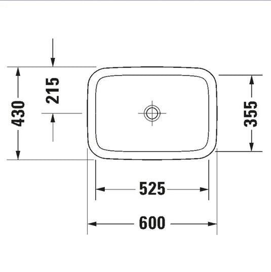 Lavabo semi de empotrar - DuraStyle -  Duravit