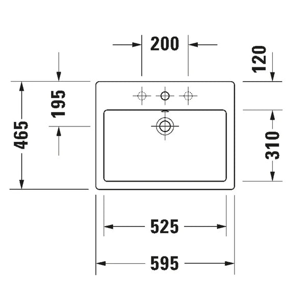 Cargue la imagen en el visor de la galería, Lavabo sobre cubierta con pared posterior vitrificada - Vero - Duravit
