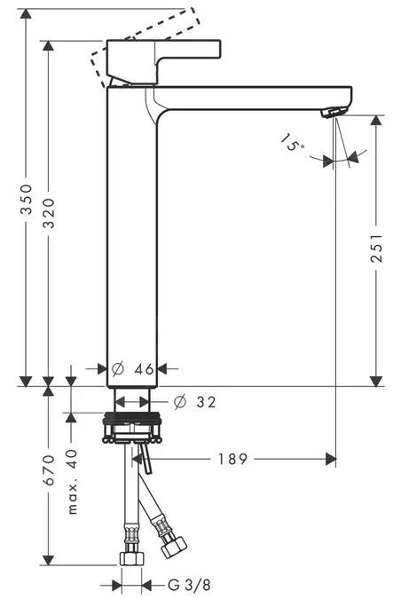 Cargue la imagen en el visor de la galería, Mezcladora monomando 31023000 - Metris S - Hansgrohe
