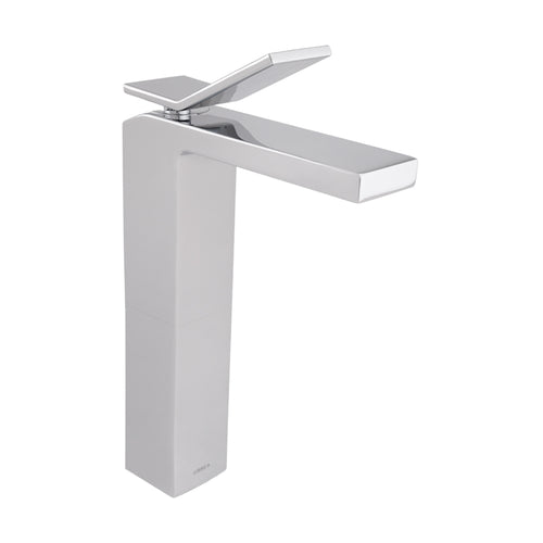 Mezcladora monomando alto para lavabo 9491CU - Quadro - Urrea